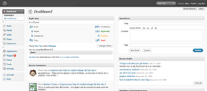 Wordpress Admin Panel